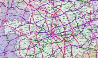 孝汉应高速公路走向图 全国高速公路交通图